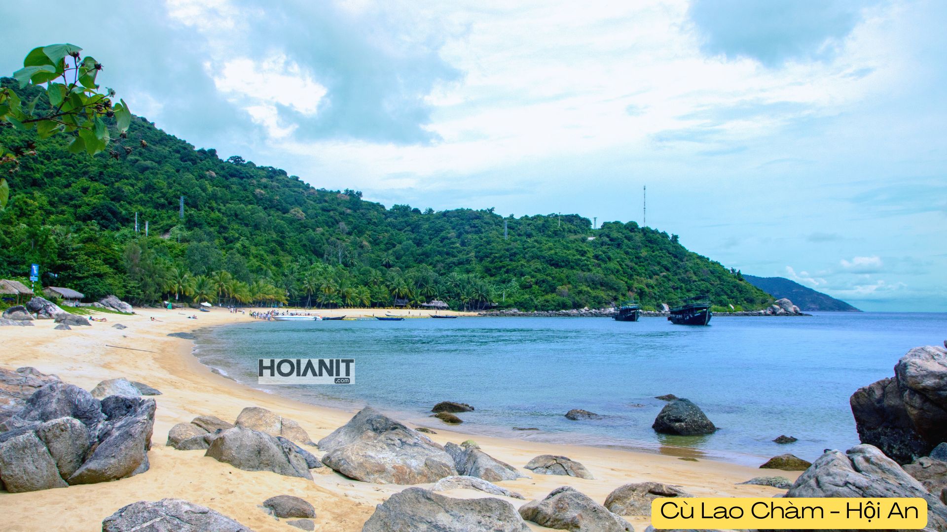 A quiet beach on Cu Lao Cham, Hoi An's UNESCO biosphere island