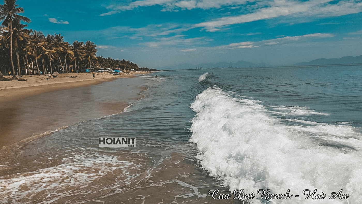 Enjoy Cua Dai Beach Hoi An with easy scooter delivery service

