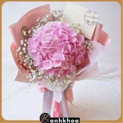 hydrangea bouquet in da nang flower shop