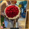 red roses for anniversary in da nang flower shop