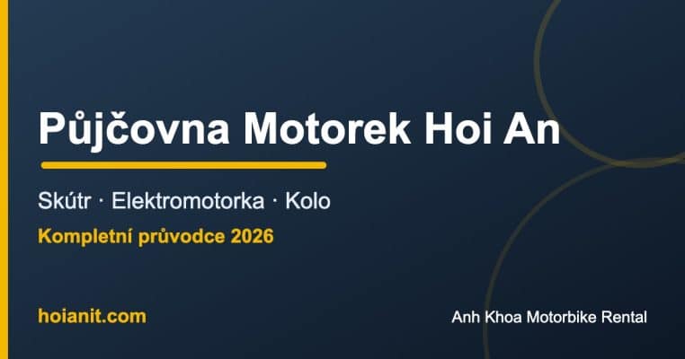 Půjčovna motorek Hoi An: skútr, elektromotorka, kolo - Anh Khoa