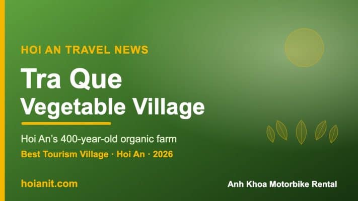 Tra Que Vegetable Village, Hoi An's 400-year-old organic farm
