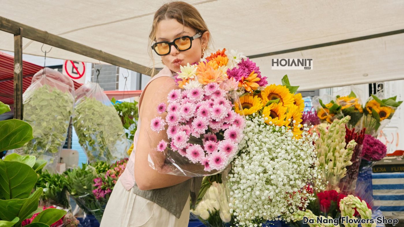 Anh Khoa florist in Da Nang with elegant floral designs