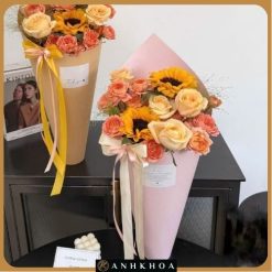 sun flowers for birthday in hoi an da nang flower shop