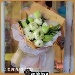 lotus bouquet in da nang flower shop
