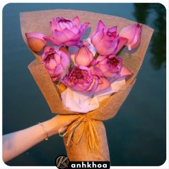 Lotus for girlfriend in hoi an da nang flower shop