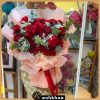 red roses for birthday in da nang flower shop