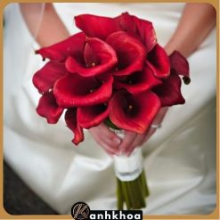 Fresh calla lily bouquet from a local florist in Hội An