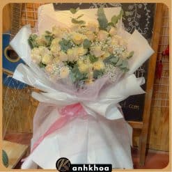 pink roses for lover in hoi an da nang flower shop