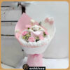 roses and teddy for birthday in hoi an da nang flower shop