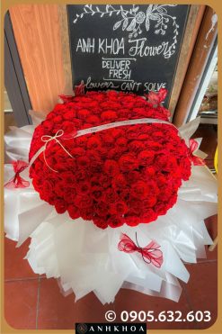 red roes for propose in da nang flower shop