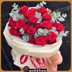 red rose for birthday in da nang