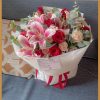 nice lilies bouquet in da nang flower shop