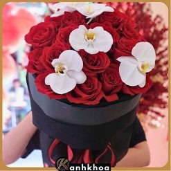 roses bouquet for wife in da nang flower shop