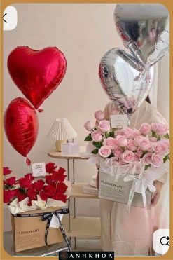 flower and baloons in da nang flower shop