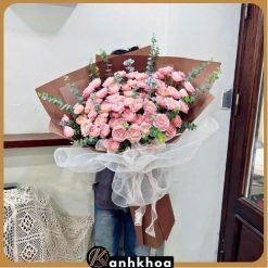 big roses bouquets in da nang flower shop