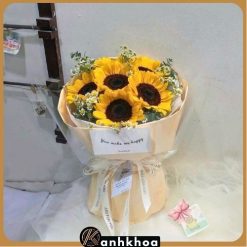 sun flowers in da nang flower shop
