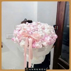 big roses bouquet for birthday in da nang flower shop