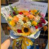 nice sunflower for birthday in da nang flower shop