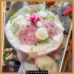 peony for birthday in hoi an da nang flower shop