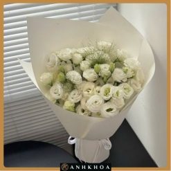 lisianthus for birthday in da nang flower shop