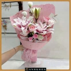 lilies for birthday in da nang flower shop