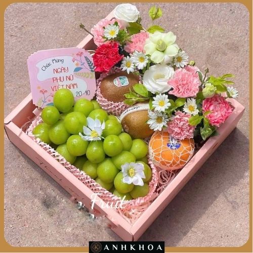 gio trai cay hoi an giỏ trái cây tặng mẹ 20/10 hội an