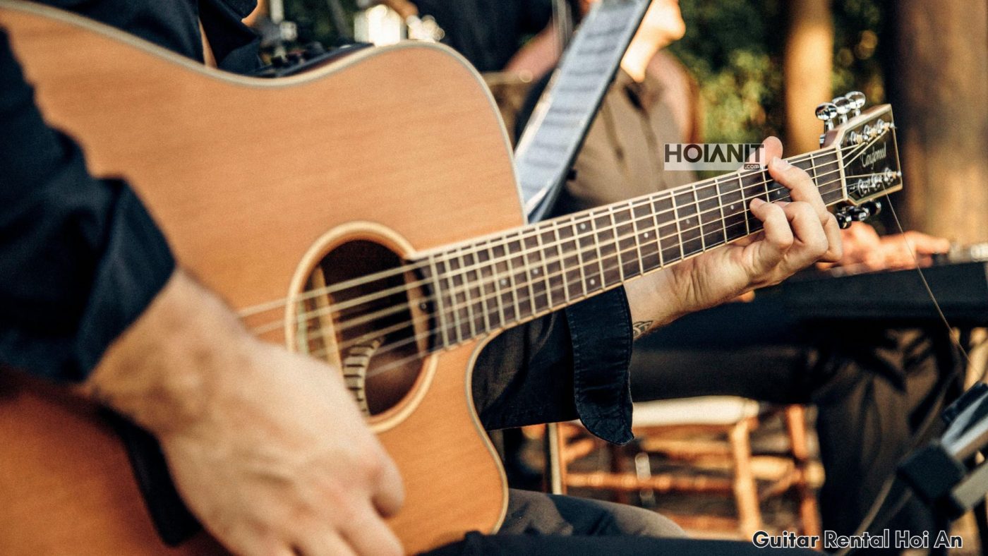 Guitar rental service in Hoi An for travelers and musicians
