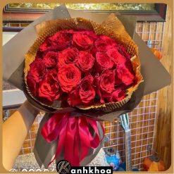 bó hoa hồng đỏ hội an