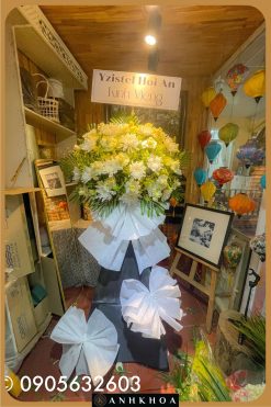 hoa tang chia buồn hội an