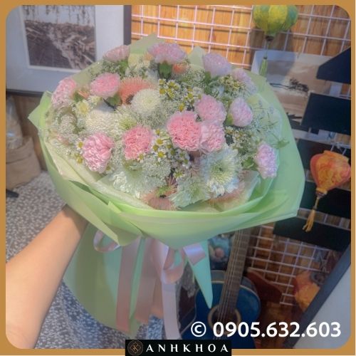 hoa tuoi hoi an 1 22 bó hoa tươi dáng tròn hội an