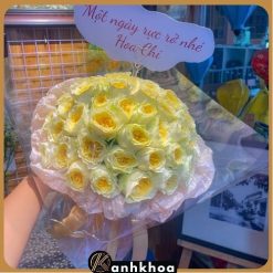 bó hoa hồng tặng bạn than tại hoa tươi hội an