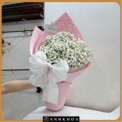 bó hoa bi trắng hội an