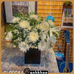 giỏ hoa tươi chia buồn giá rẻ hội an
