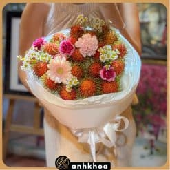 bó hoa chôm chôm hội an đà nẵng