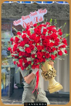 chậu hoa vip tặng sếp tại hội an