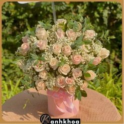 Giỏ hoa tươi đẹp sang trọng giao nhanh ở Hội An