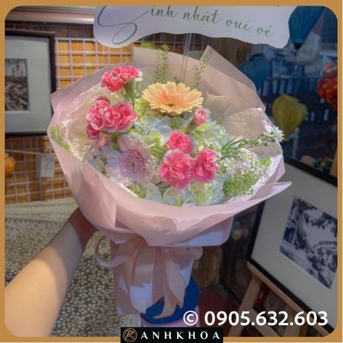 hoa tuoi hoi an 3 21 bó hoa nhỏ xinh tặng cô