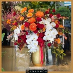 chậu hoa tươi vip hội an