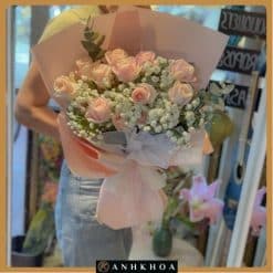 giỏ hoa hồng sinh nhật hội an