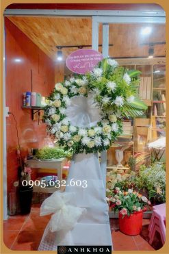 Kệ hoa tang lễ trang nhã, giao nhanh tại Hội An