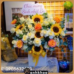 giỏ hoa tươi chúc mừng hội an