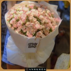 bó hoa hồng chùm chiết xạ hội an