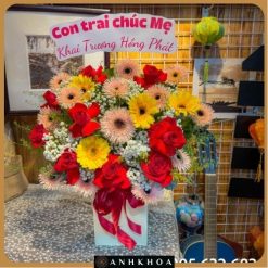 giỏ hoa tươi chúc mừng hội an