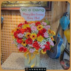 giỏ hoa tươi chúc mừng hội an