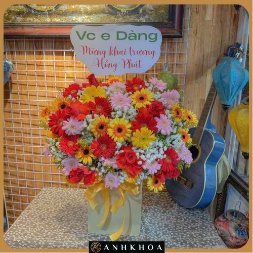 hoa tuoi hoi an 55 giỏ hoa tươi chúc mừng hội an