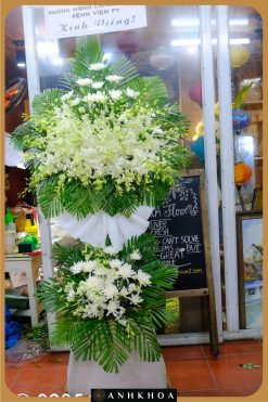 hoa lan trắng chia buồn hội an