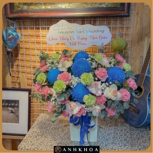 hoa tuoi hoi an 60 giỏ hoa tươi chúc mừng tại hoa tươi hội an