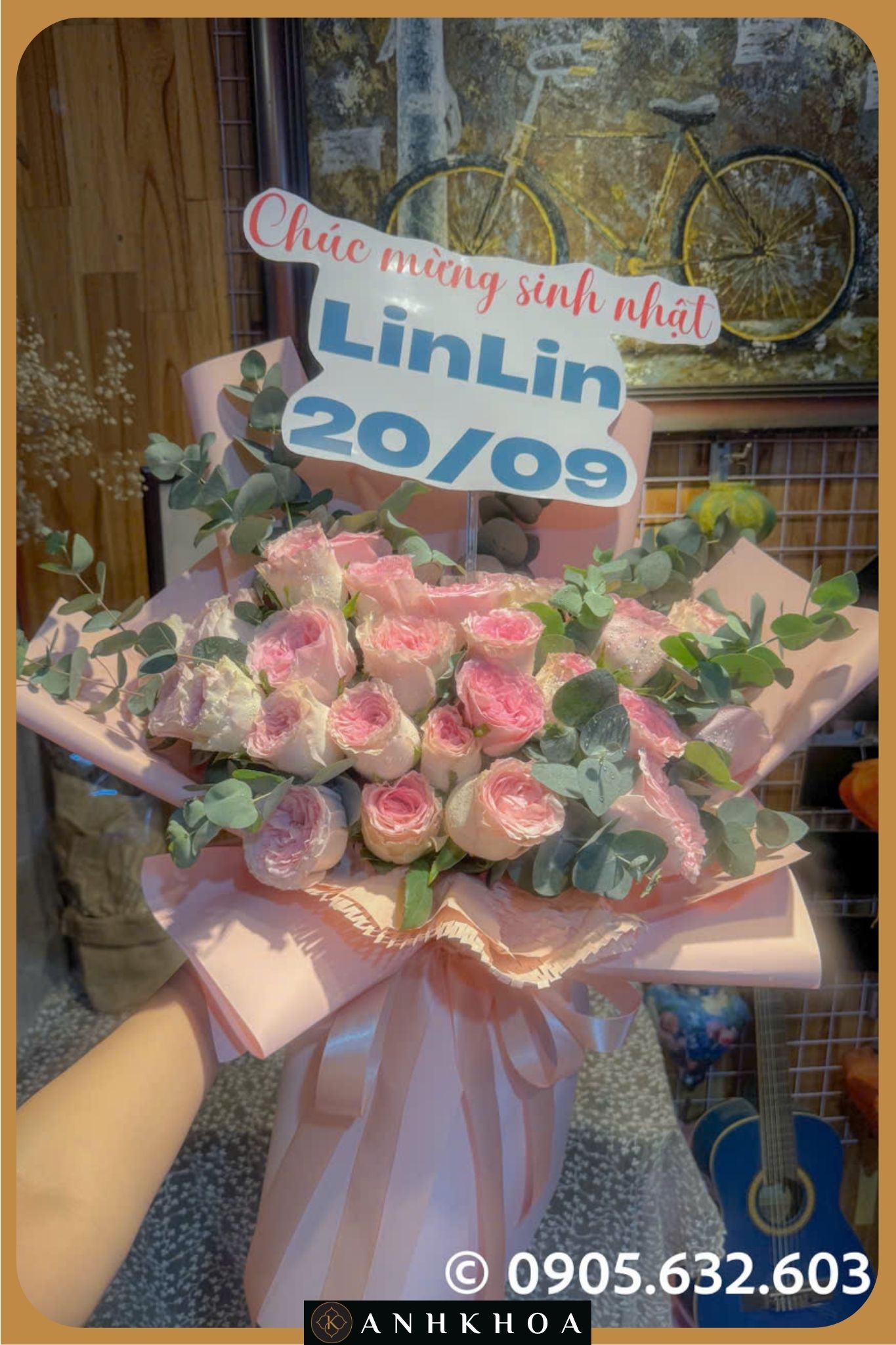 hoa tuoi hoi an 75 2 bó hoa tươi tặng bạn gái tại hoa tươi hội an