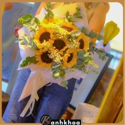 bó hoa hướng dương tại hoa tươi hội an